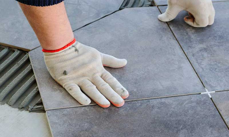 Placement de carrelage